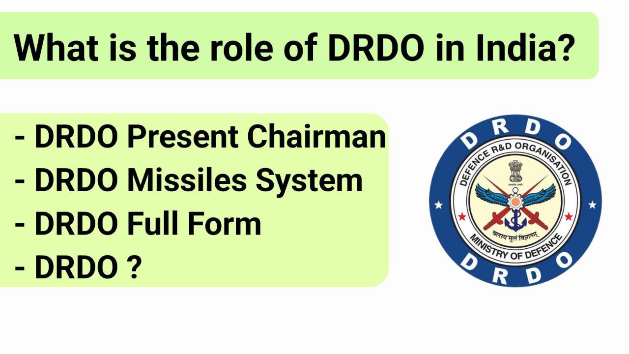 What is the role of DRDO in India?