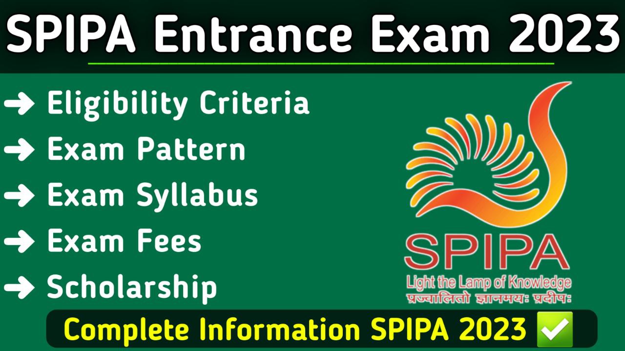 SPIPA Syllabus 2023 pdf download