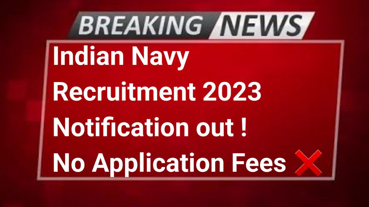 Indian Navy Apprentice Recruitment 2023