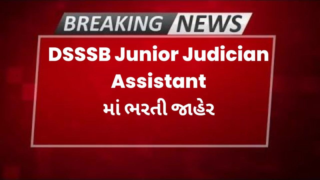 dsssb-pa-jja-recruitment-2024-apply-online-gujarat-studies